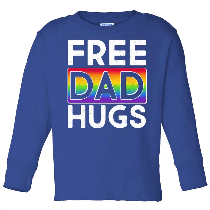 Free Dad Hugs Toddler Long Sleeve Shirt