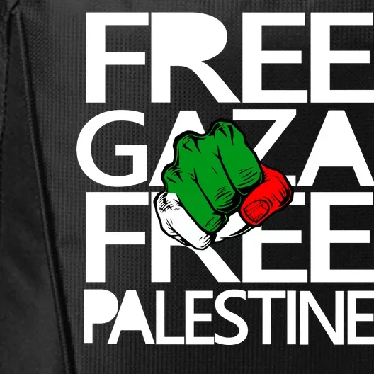 Free Gaza And Palestine Fist City Backpack