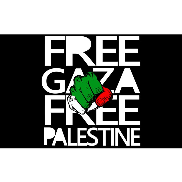 Free Gaza And Palestine Fist Bumper Sticker