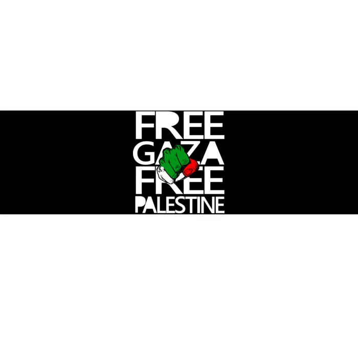 Free Gaza And Palestine Fist Bumper Sticker