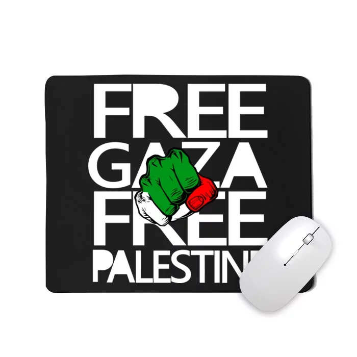 Free Gaza And Palestine Fist Mousepad