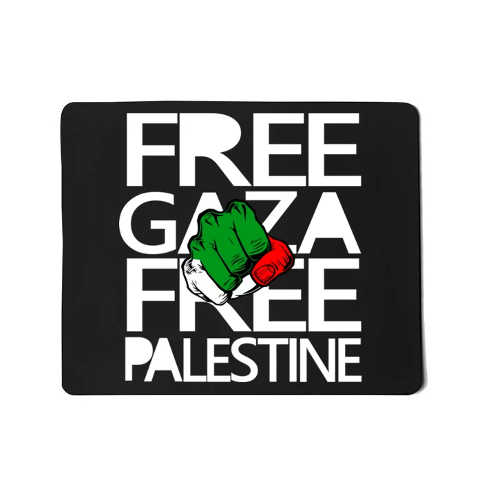 Free Gaza And Palestine Fist Mousepad