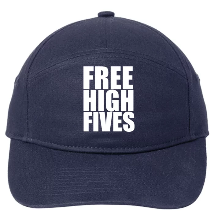 Free High Fives 7-Panel Snapback Hat