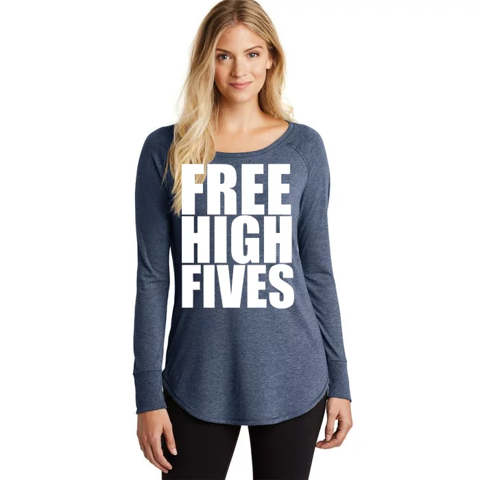 Free High Fives Women's Perfect Tri Tunic Long Sleeve Shirt