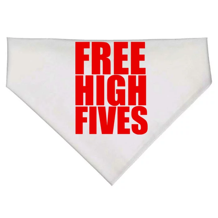 Free High Fives USA-Made Doggie Bandana