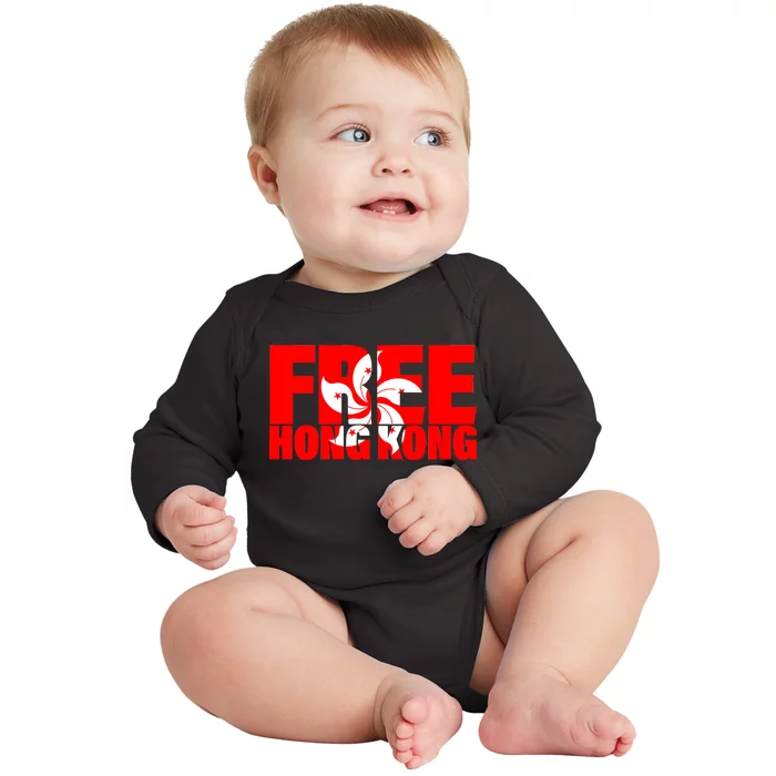 Free Hong Kong Baby Long Sleeve Bodysuit