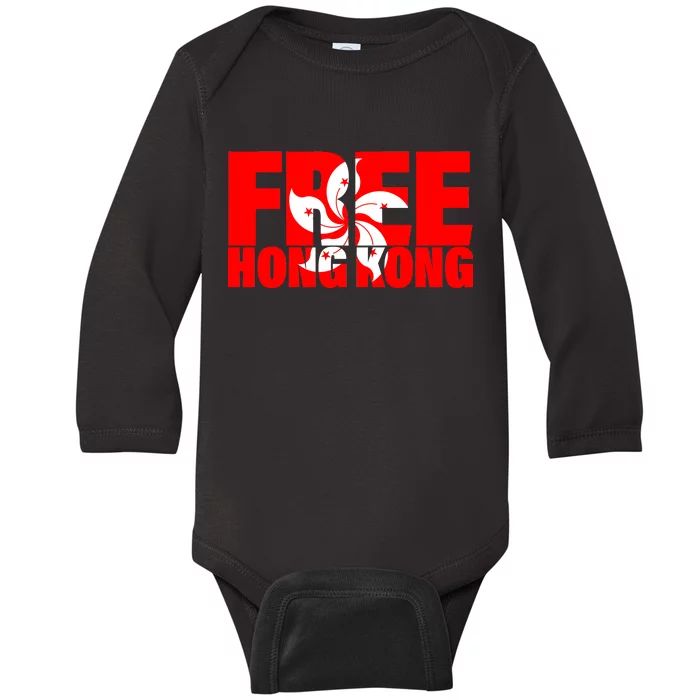 Free Hong Kong Baby Long Sleeve Bodysuit