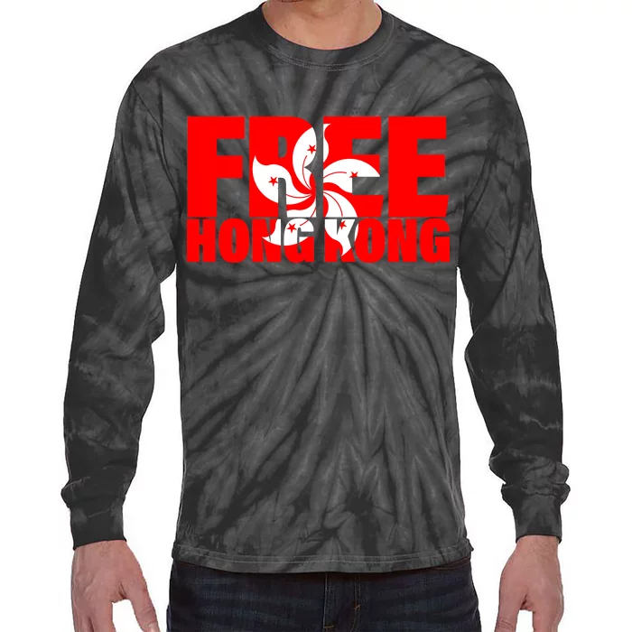 Free Hong Kong Tie-Dye Long Sleeve Shirt