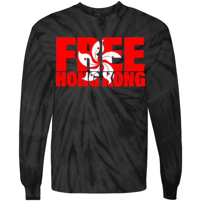 Free Hong Kong Tie-Dye Long Sleeve Shirt