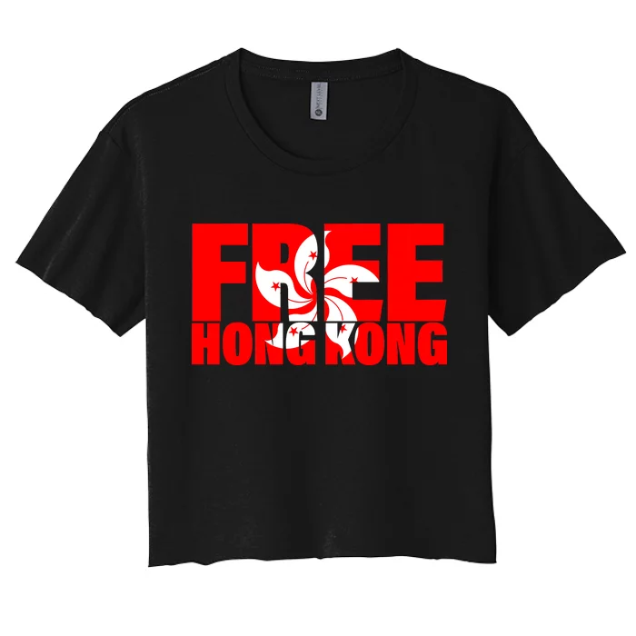 Free Hong Kong Women's Crop Top Tee