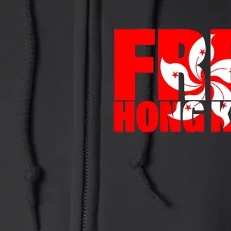 Free Hong Kong Full Zip Hoodie