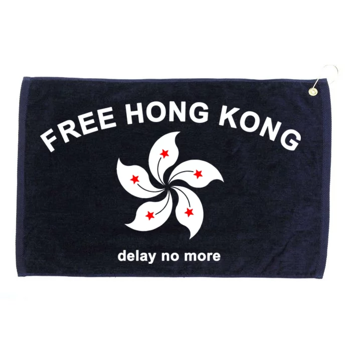 Free Hong Kong Delay No More Grommeted Golf Towel