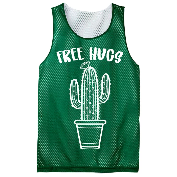 Free Hugs Cactus Mesh Reversible Basketball Jersey Tank