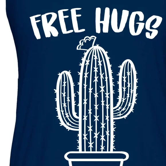 Free Hugs Cactus Ladies Essential Flowy Tank