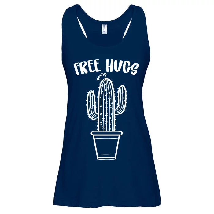 Free Hugs Cactus Ladies Essential Flowy Tank