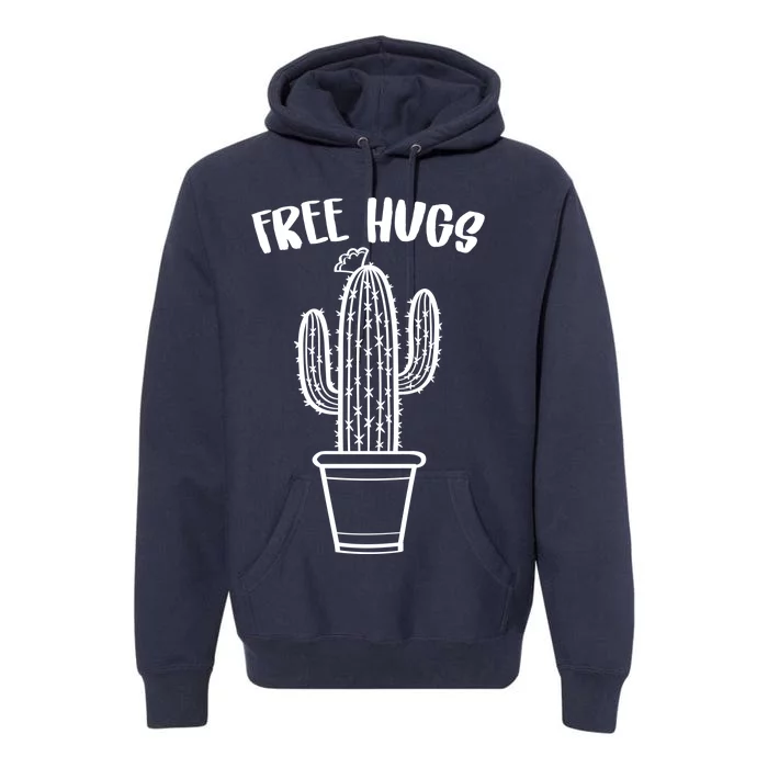 Free Hugs Cactus Premium Hoodie