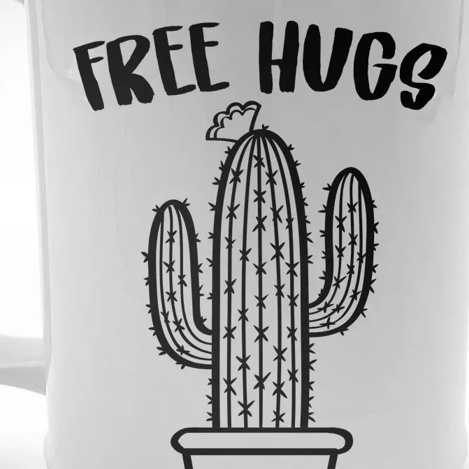 Free Hugs Cactus Front & Back Beer Stein