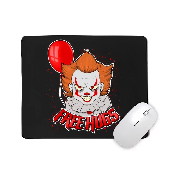 Free Hugs Scary Clown Funny Mousepad