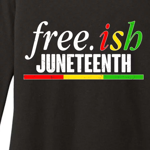 Free-ish Juneteenth Womens CVC Long Sleeve Shirt