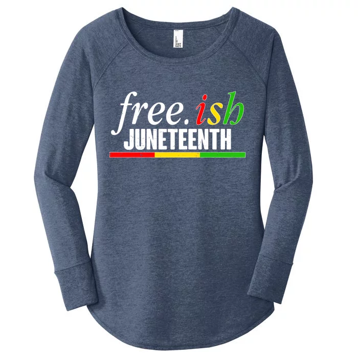 Free-ish Juneteenth Women's Perfect Tri Tunic Long Sleeve Shirt