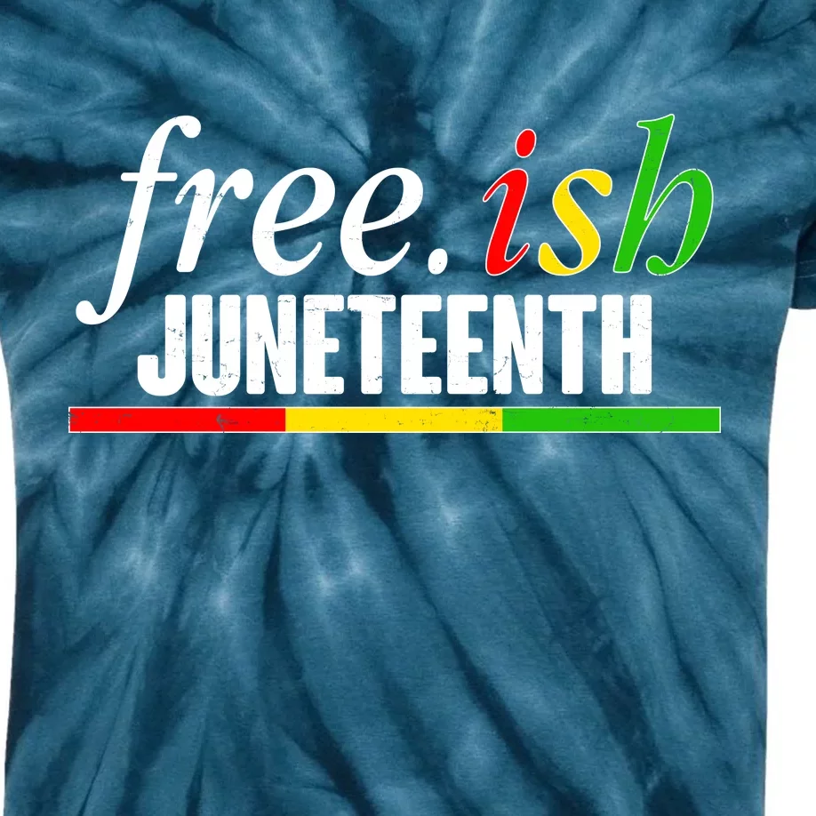 Free-ish Juneteenth Kids Tie-Dye T-Shirt