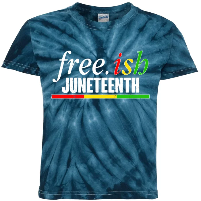 Free-ish Juneteenth Kids Tie-Dye T-Shirt