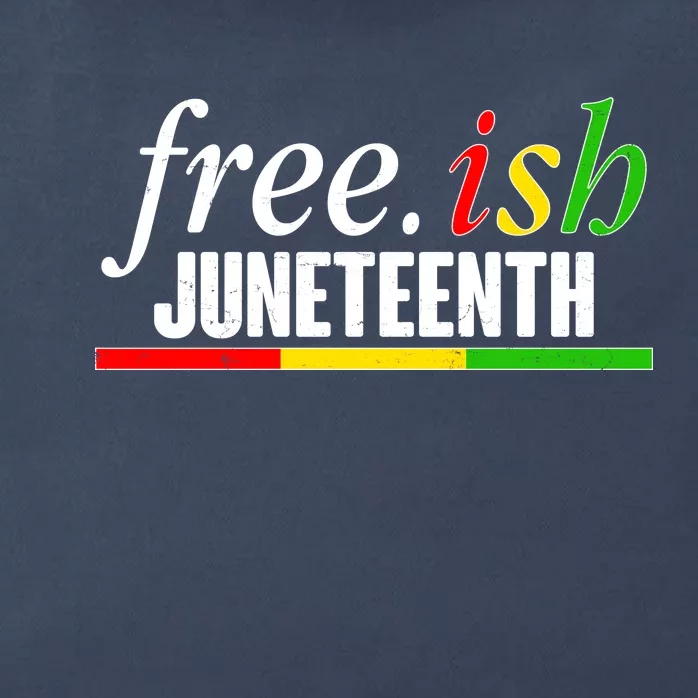 Free-ish Juneteenth Zip Tote Bag