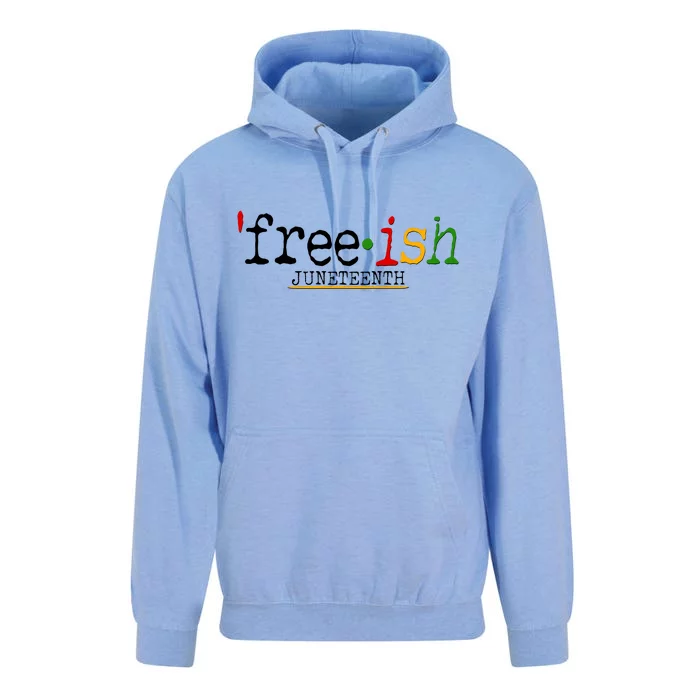 Free-ish Juneteenth June 19 1865 African American History Unisex Surf Hoodie