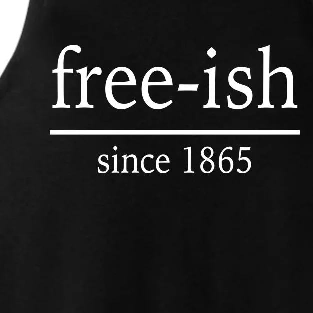 Free-ish Since 1865 Ladies Tri-Blend Wicking Tank