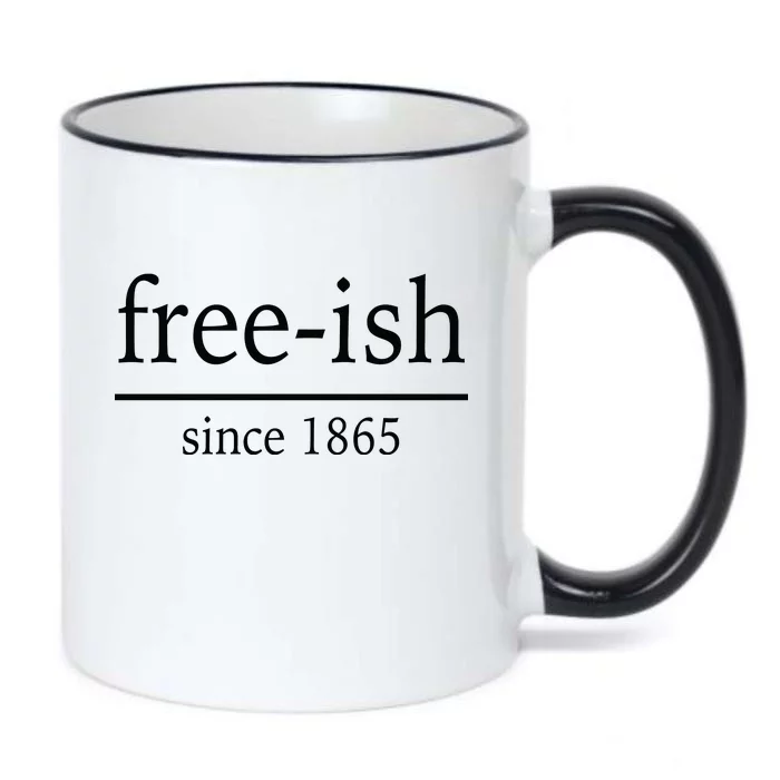 Free-ish Since 1865 Black Color Changing Mug