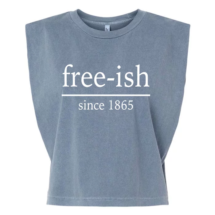 Free-ish Since 1865 Garment-Dyed Women's Muscle Tee