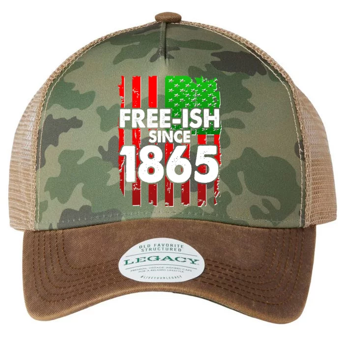 Free-ish Since 1865 Juneteenth Legacy Tie Dye Trucker Hat