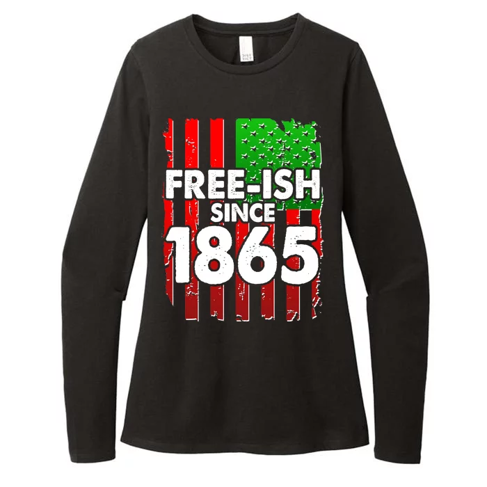 Free-ish Since 1865 Juneteenth Womens CVC Long Sleeve Shirt