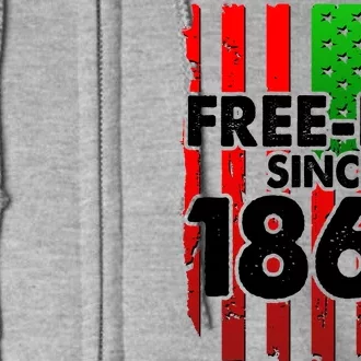 Free-ish Since 1865 Juneteenth Full Zip Hoodie