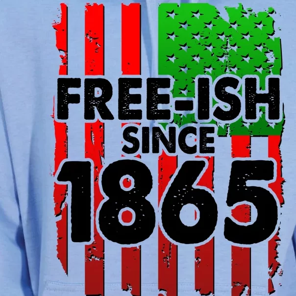 Free-ish Since 1865 Juneteenth Unisex Surf Hoodie