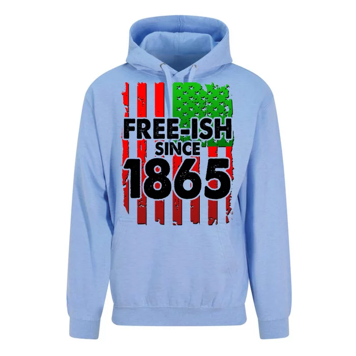 Free-ish Since 1865 Juneteenth Unisex Surf Hoodie