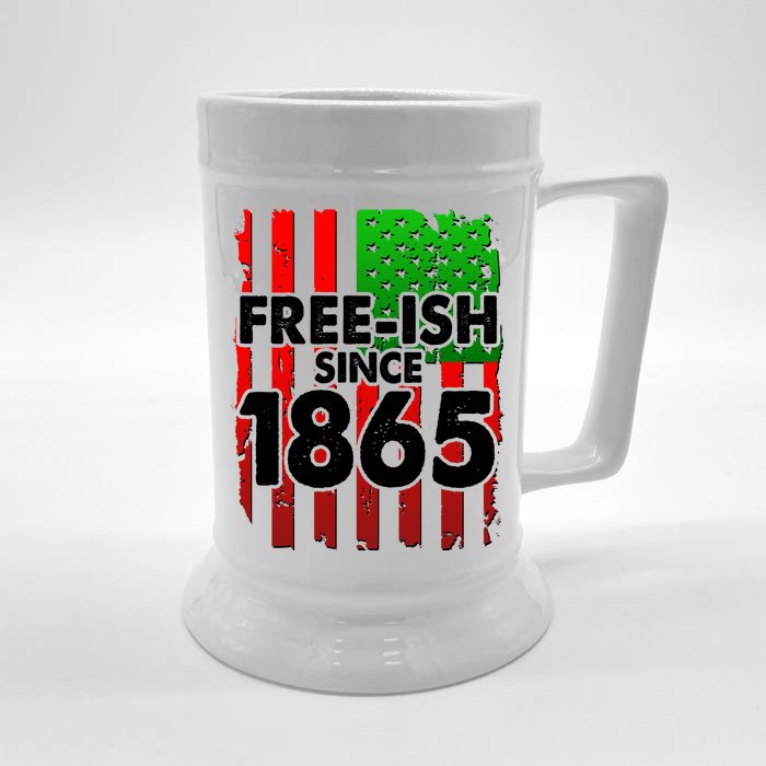 Free-ish Since 1865 Juneteenth Front & Back Beer Stein