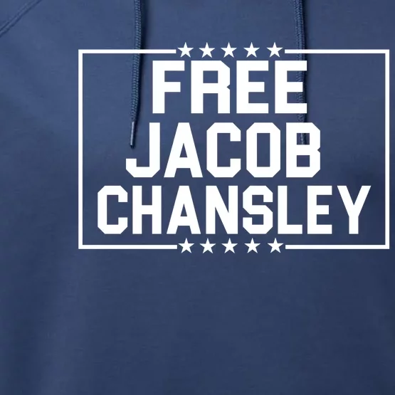 Free Jacob Chansley Performance Fleece Hoodie