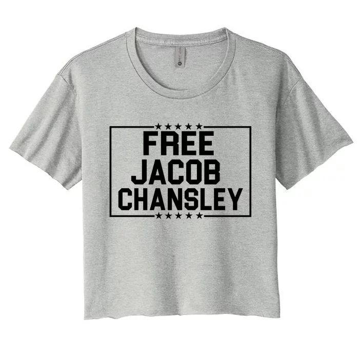 Free Jacob Chansley Women's Crop Top Tee