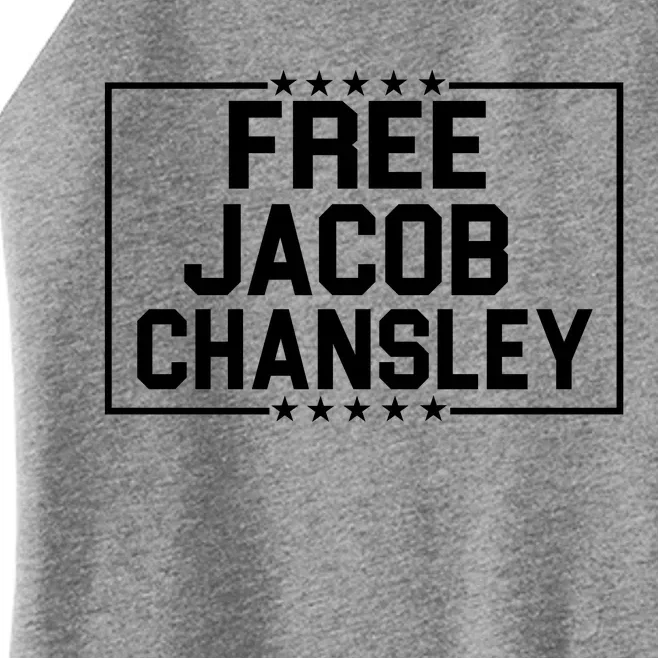 Free Jacob Chansley Women’s Perfect Tri Rocker Tank