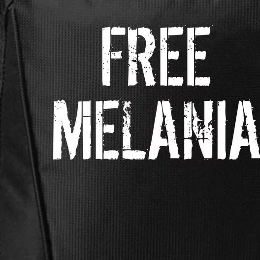 Free Melania Funny Distressed Logo City Backpack