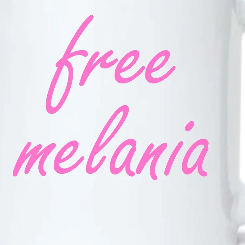 Free Melania Pink Script Logo Black Color Changing Mug