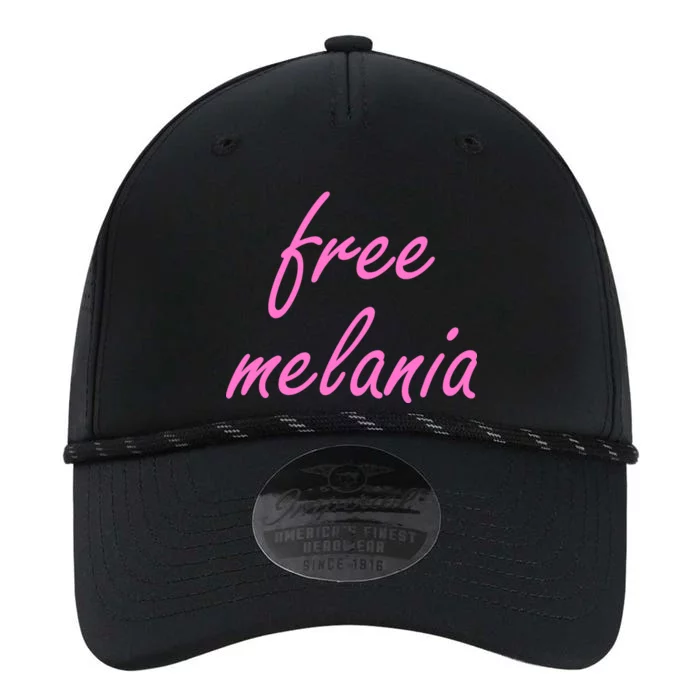 Free Melania Pink Script Logo Performance The Dyno Cap