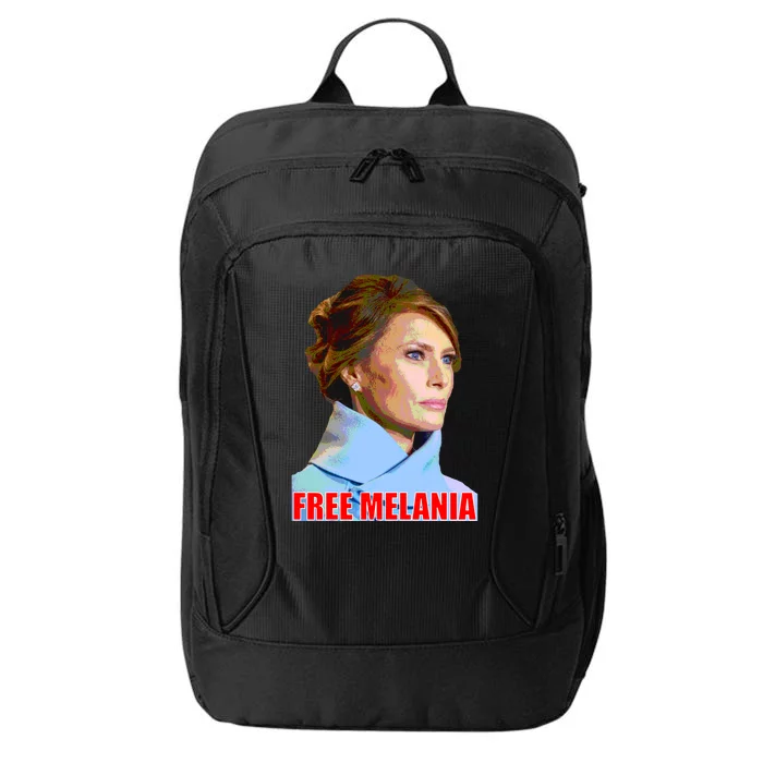 Free Melania Red Photo City Backpack