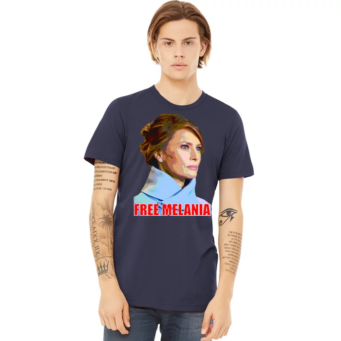 Free Melania Red Photo Premium T-Shirt