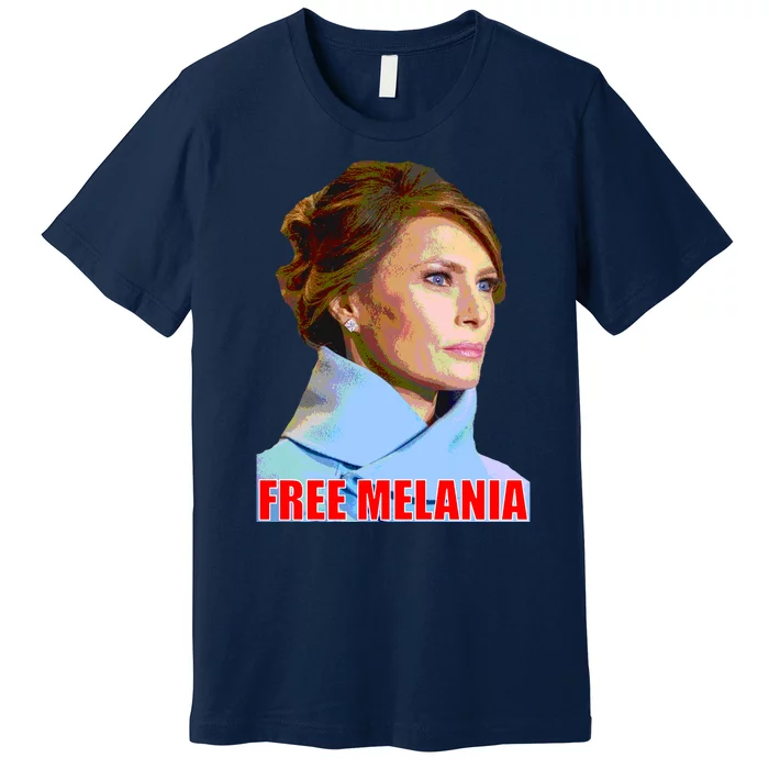 Free Melania Red Photo Premium T-Shirt