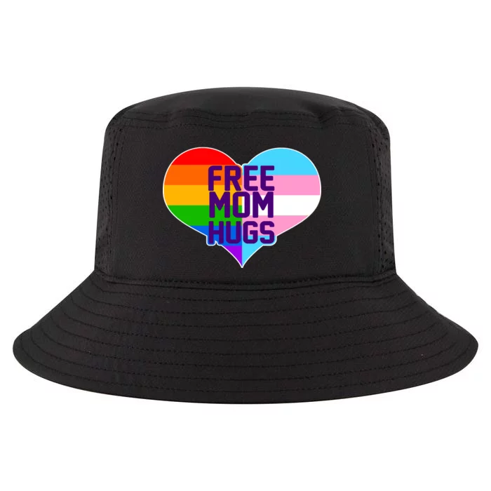 Free Mom Hugs LGBT Support Cool Comfort Performance Bucket Hat