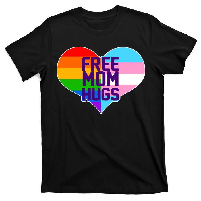 Free Mom Hugs LGBT Support T-Shirt | TeeShirtPalace