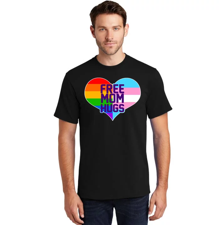 Free Mom Hugs LGBT Support Tall T-Shirt