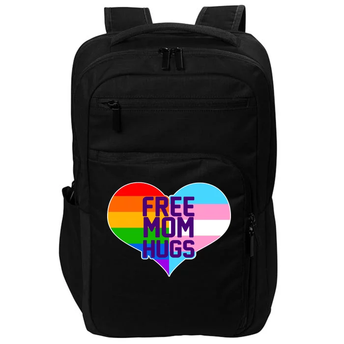 Free Mom Hugs LGBT Support Impact Tech Backpack